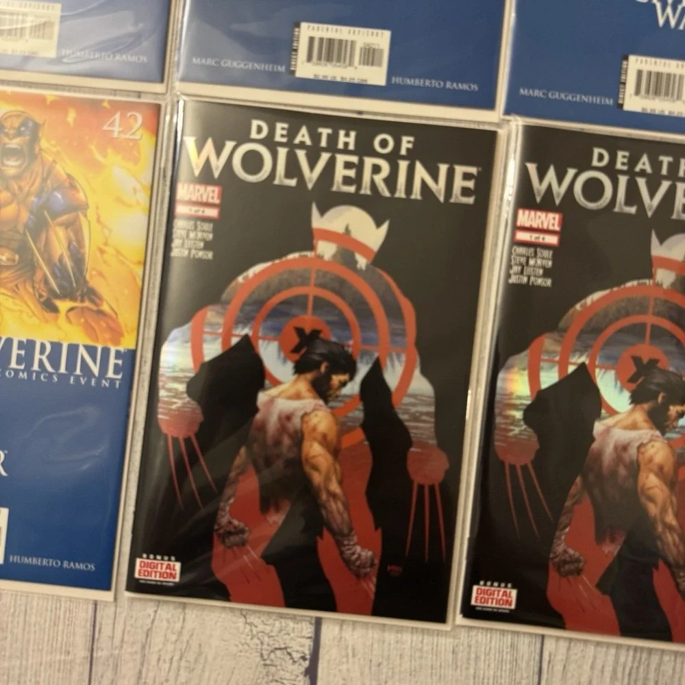 Marvel Wolverine Civil‎ War #42 Lot + Death Of Wolverine #1 Comic Bundle